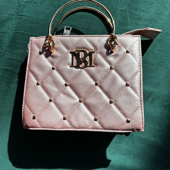 Pink Quilted mini Handbag by Badgley Mischka - Picture 11 of 14